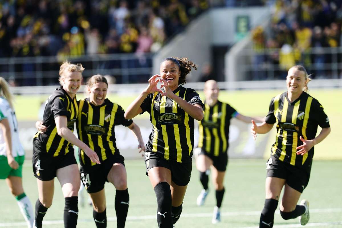 Futebol Feminino: Hacken conquista Taça da Europa com hat-trick de Schröder frente ao Hammarby (3-2)
