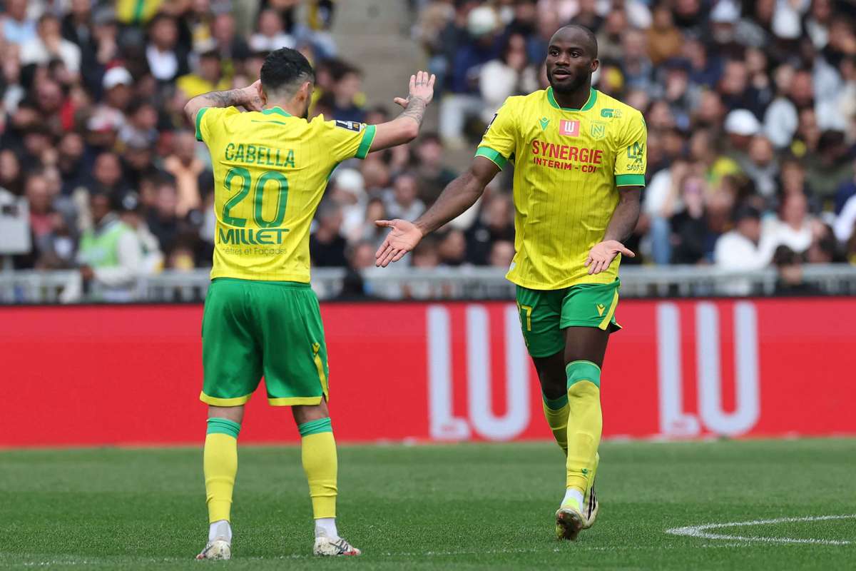 Ligue 1: Nantes derrota Marselha por 3-0 e mantém esperanças de permanência