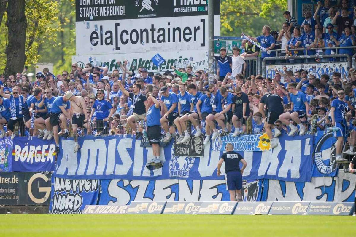 Großaspach sowie Meppen als erste Aufsteiger in die 3. Liga