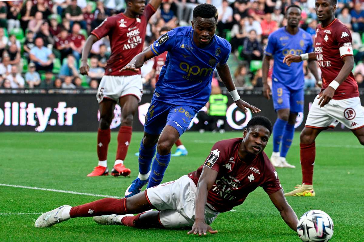 Ansu Fati anota nuevamente con el Monaco y relega al Metz a la Segunda Division (1-2)