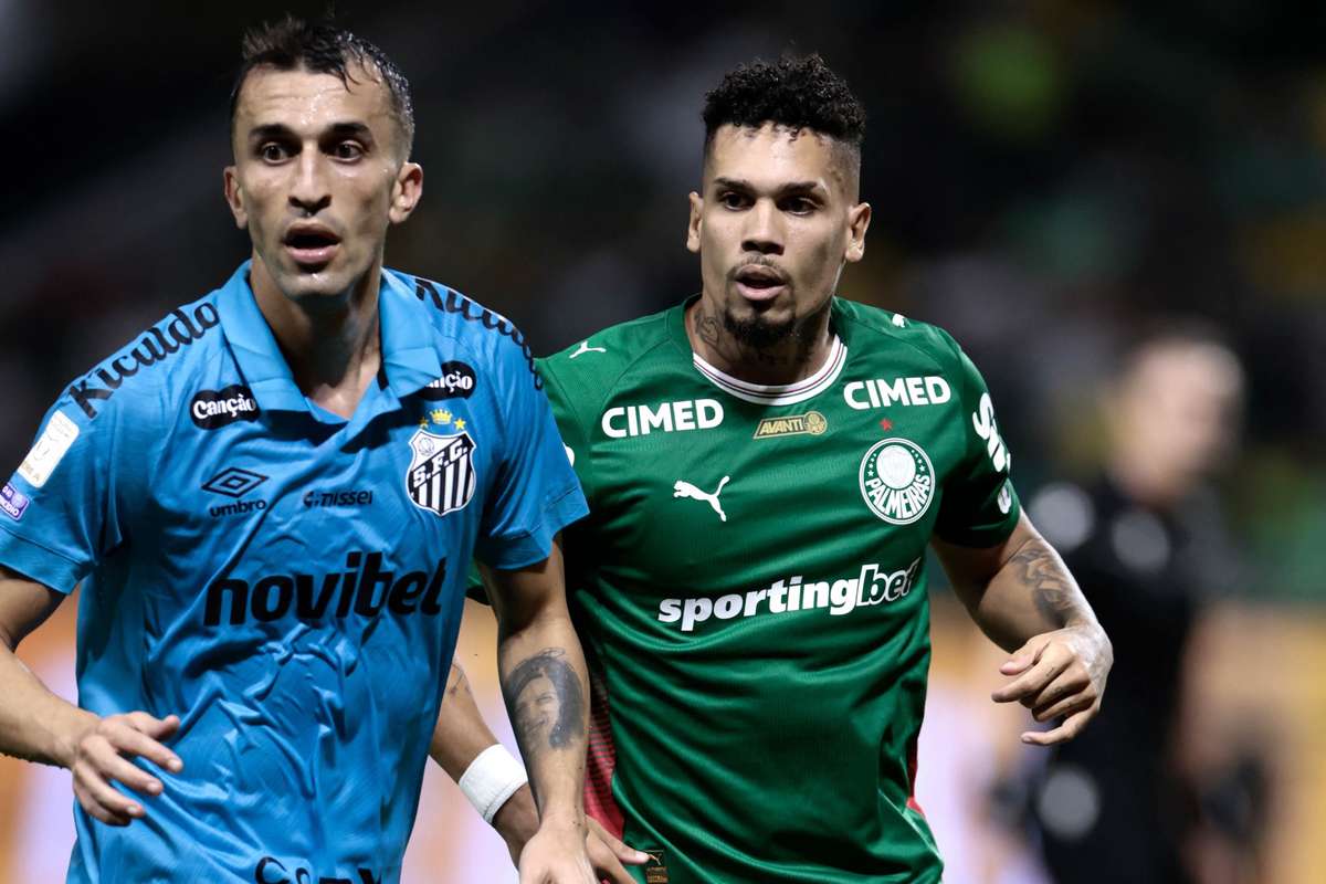 Santos empata contra Palmeiras mientras Mineiro vence a Cruzeiro