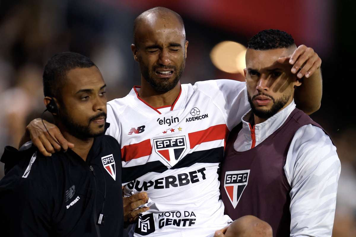 Lucas Moura lesiona se apos 20 minutos no regresso ao Sao Paulo