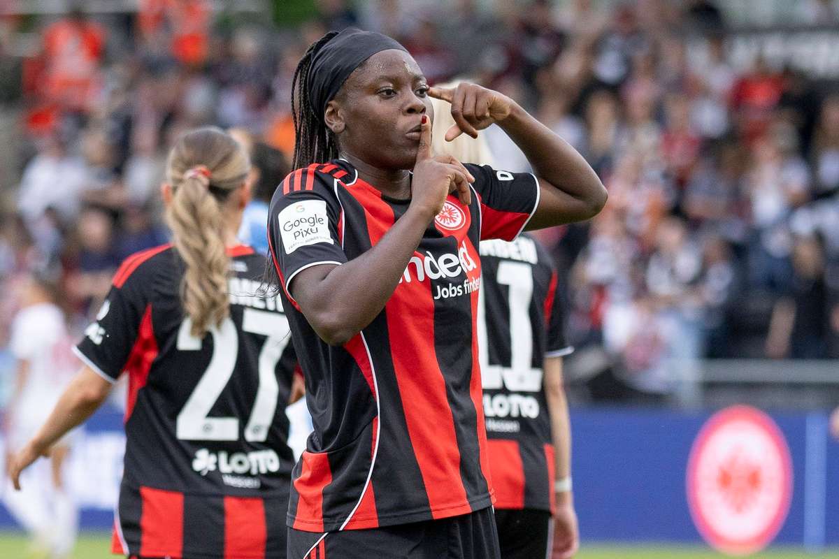Eintracht Frauen sichern dritten Rang ab Doppeltorschützin Anyomi verletzt sich
