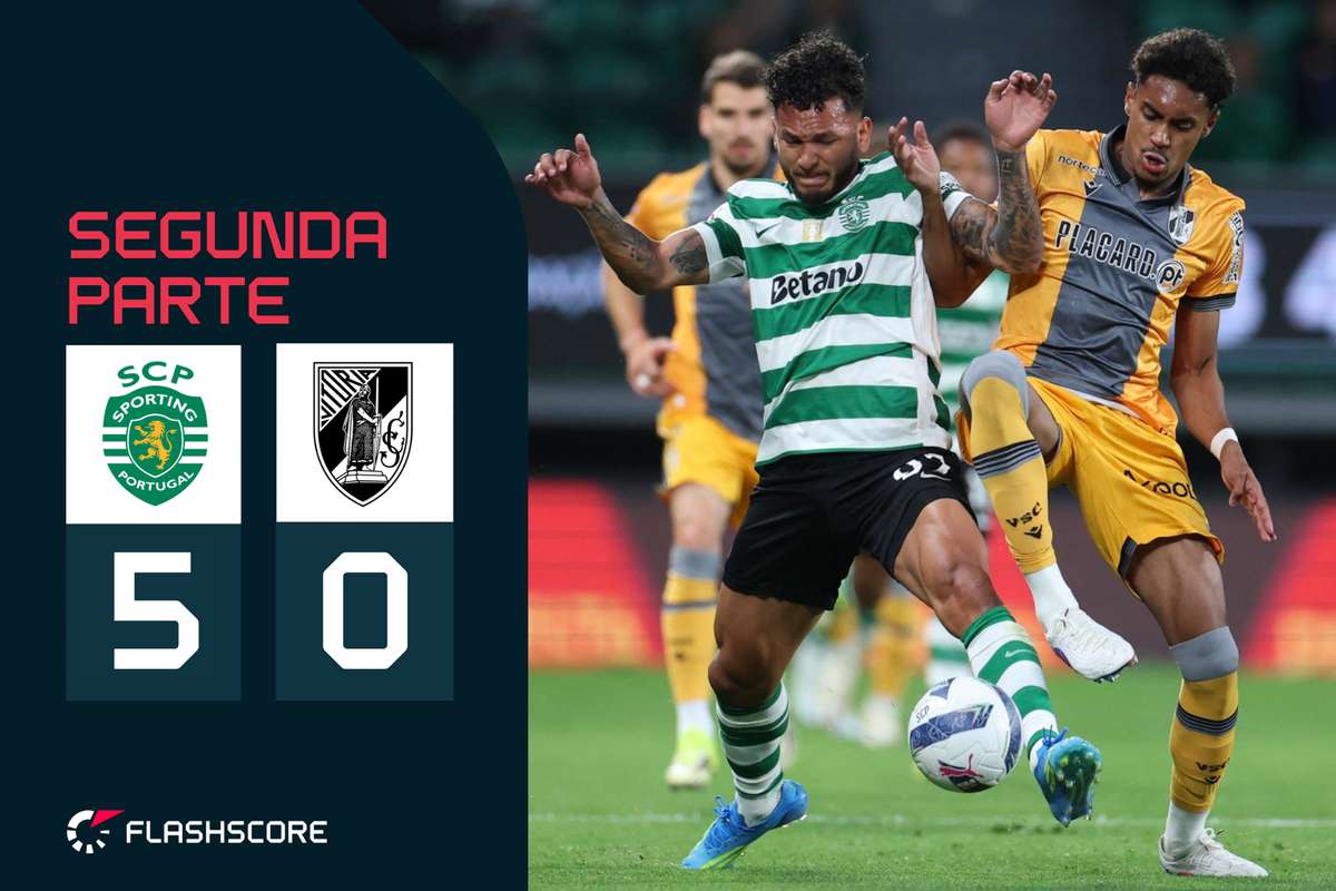 Em Direto: Kochorashvili e Quenda entram em campo pelo Sporting (78')