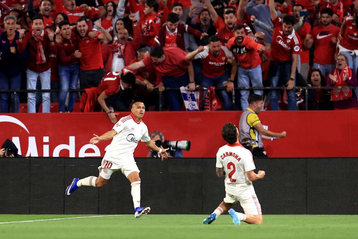 LaLiga: Alexis Sánchez ajuda o Sevilha a sair da zona de despromoção (1-0)