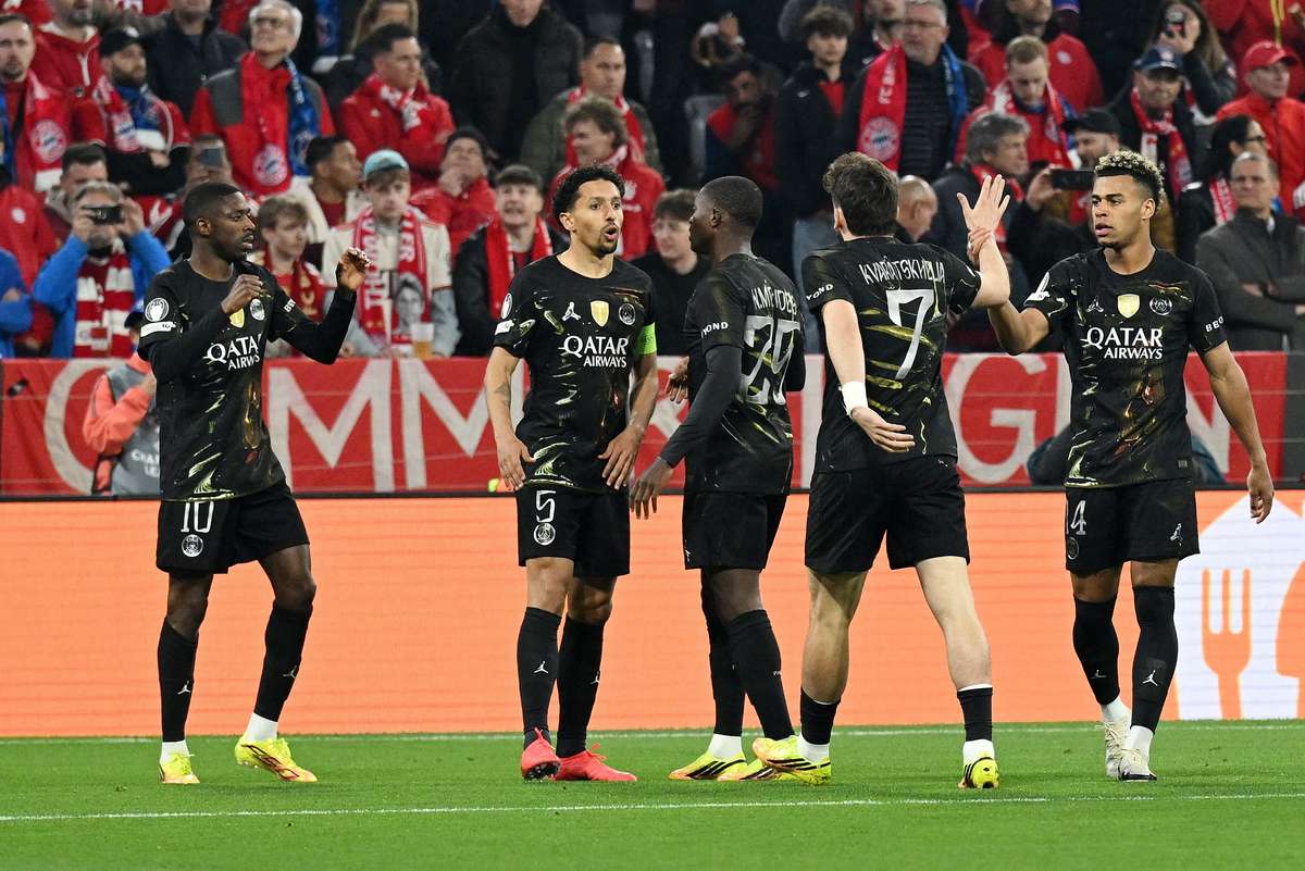 Liga dos Campeões: PSG com Kvara como herói europeu avança em Munique e alcança a final (1-1)