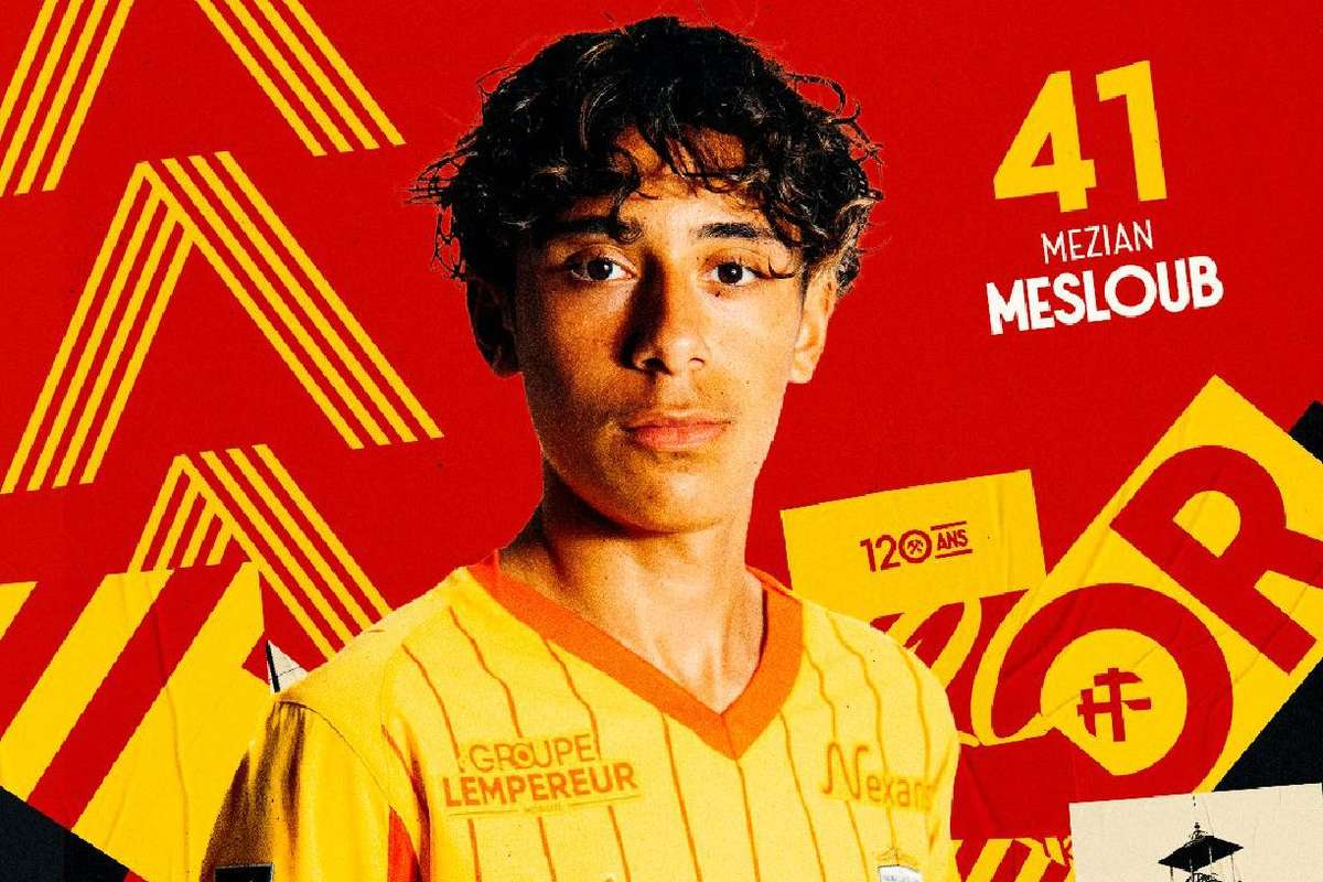 Mezian Mesloub debuta a los 16 años con el Lens y anota en solo 11 segundos