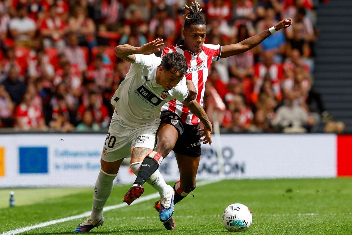 LaLiga: Novo tormento para Nico Williams do Athletic Bilbao com lesão repetida