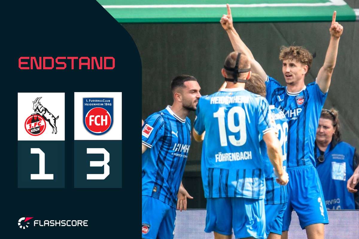 Triumph in Köln: Heidenheim schafft aufregendes Relegationsduell