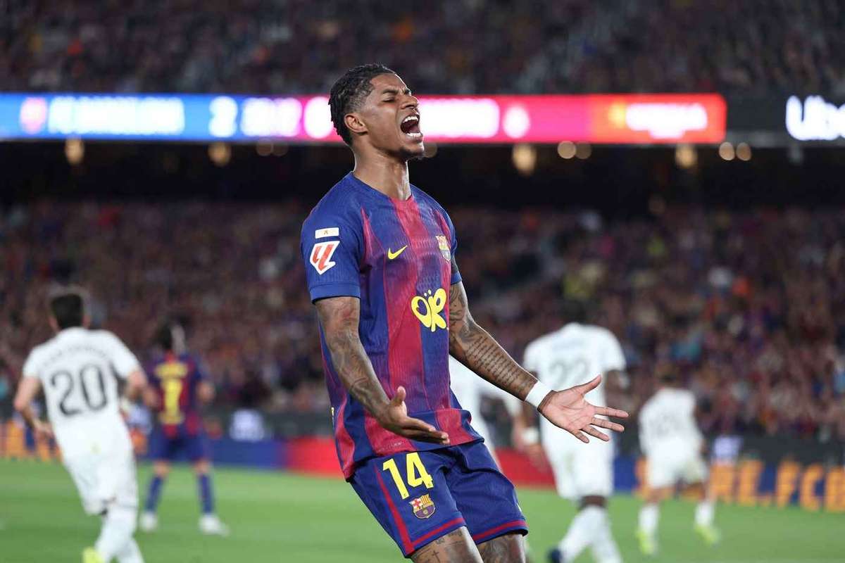 Rashford Akhiri Puasa Gol Tendangan Bebas El Clasico 14 Tahun Pertama Sejak Messi