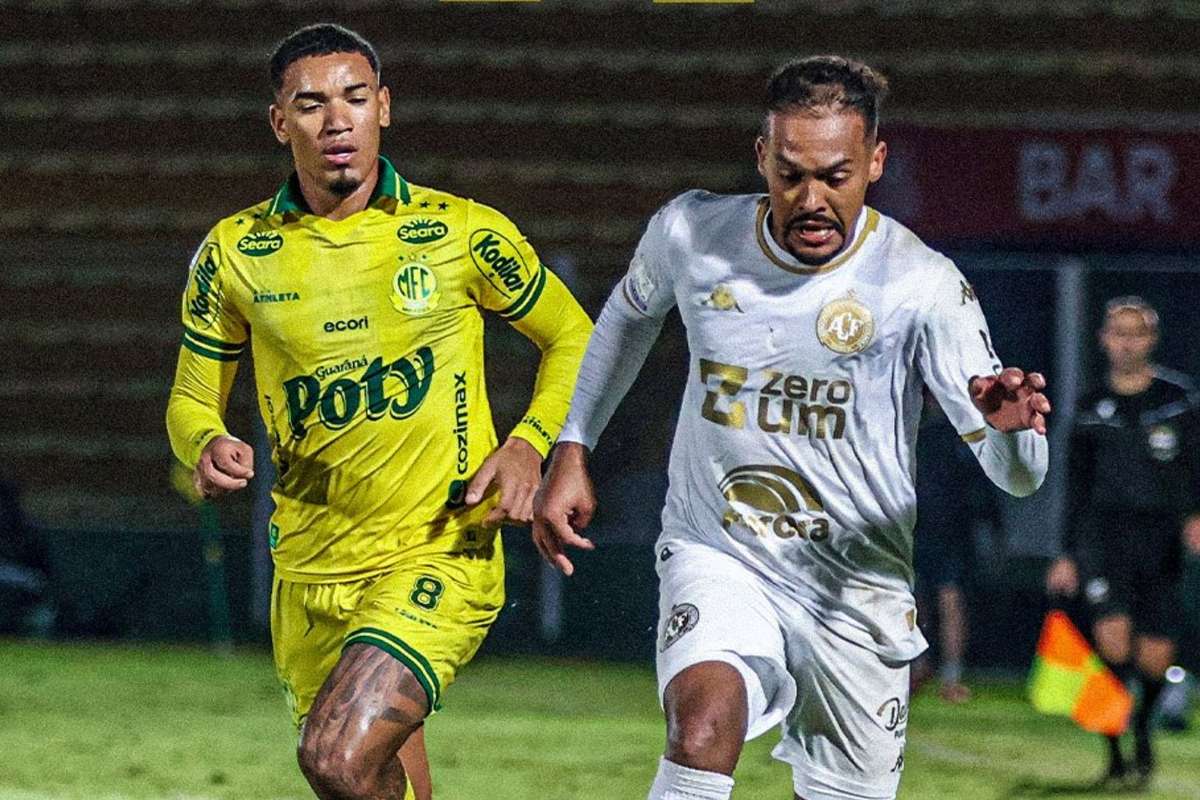Mirassol e Chapecoense empatam com golos nos minutos finais e mantêm se na zona de descida