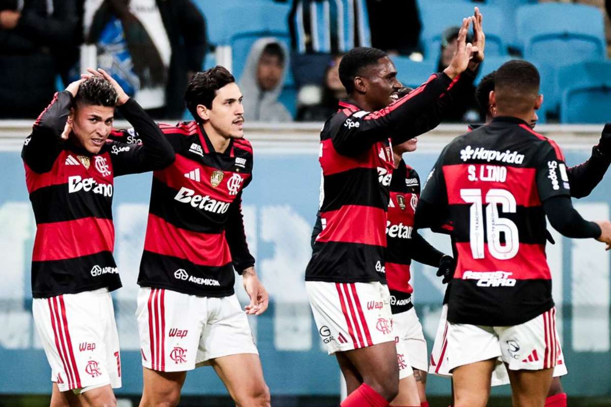 Campeonato Brasileiro Flamengo de Leonardo Jardim derrota Grémio de Luís Castro 0 1