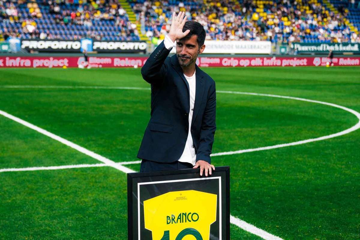 Américo Branco homenageado na despedida do Fortuna Sittard