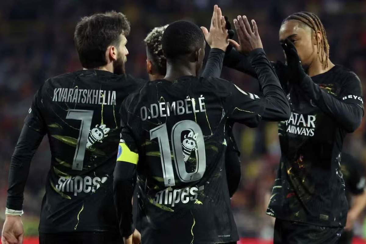 Ligue 1 PSG derrota Lens por 0-2 e conquista pentacampeonato francês