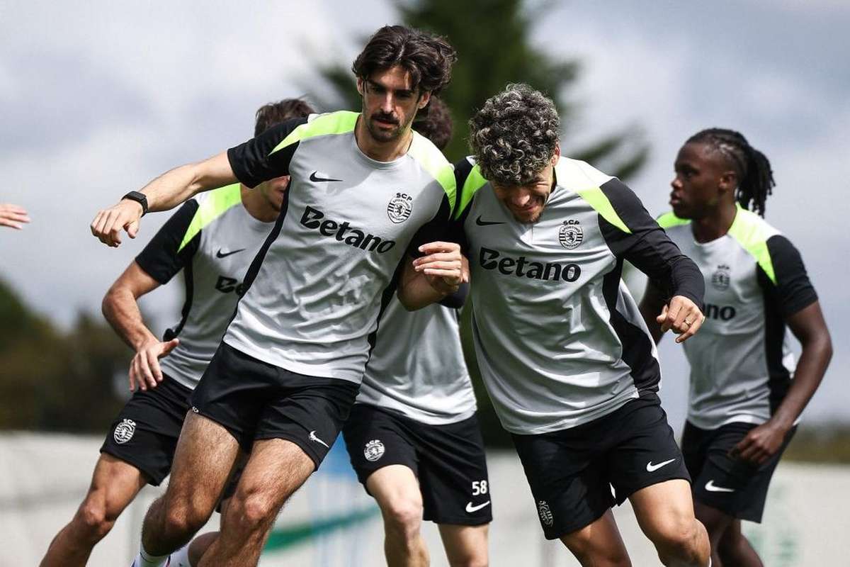 Sporting retoma treinos com cinco ausências