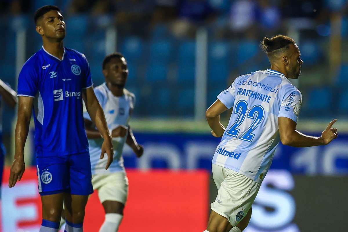 Taça do Brasil: Braithwaite assegura lugar nos oitavos para o Grémio de Luís Castro (0-3)