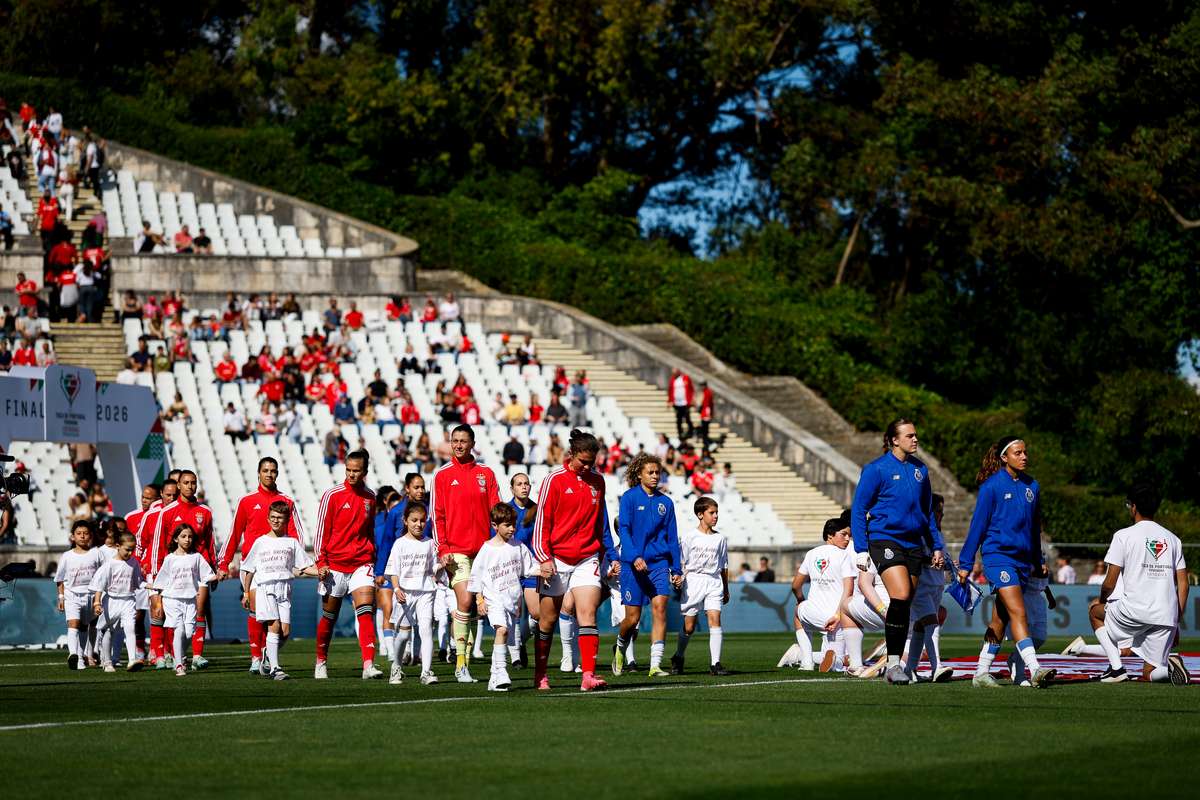 Feminino Final entre Benfica e FC Porto marca história no Jamor com novo máximo de assistência