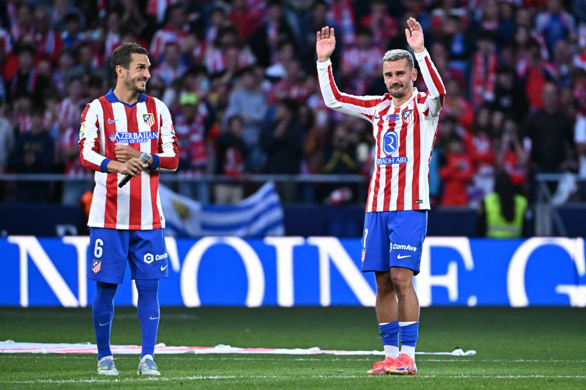 Hommage au Metropolitano pour la legende Griezmann de l Atletico de Madrid