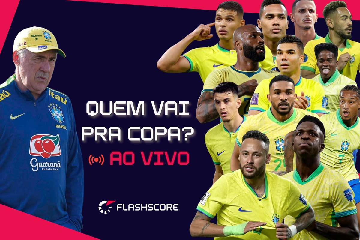 Flashscore faz transmissão ao vivo da convocatória da seleção brasileira para o Mundial