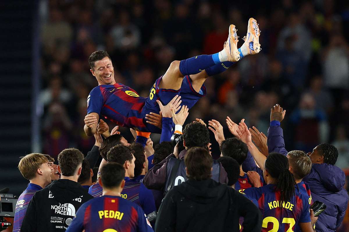 Robert Lewandowski Deja Una Marca Imborrable En El Barcelona
