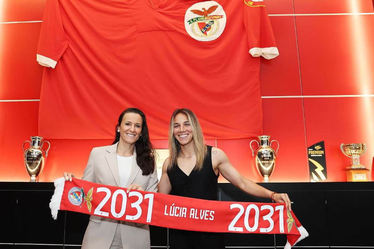 Feminino: Lúcia Alves renova com o Benfica até 2031