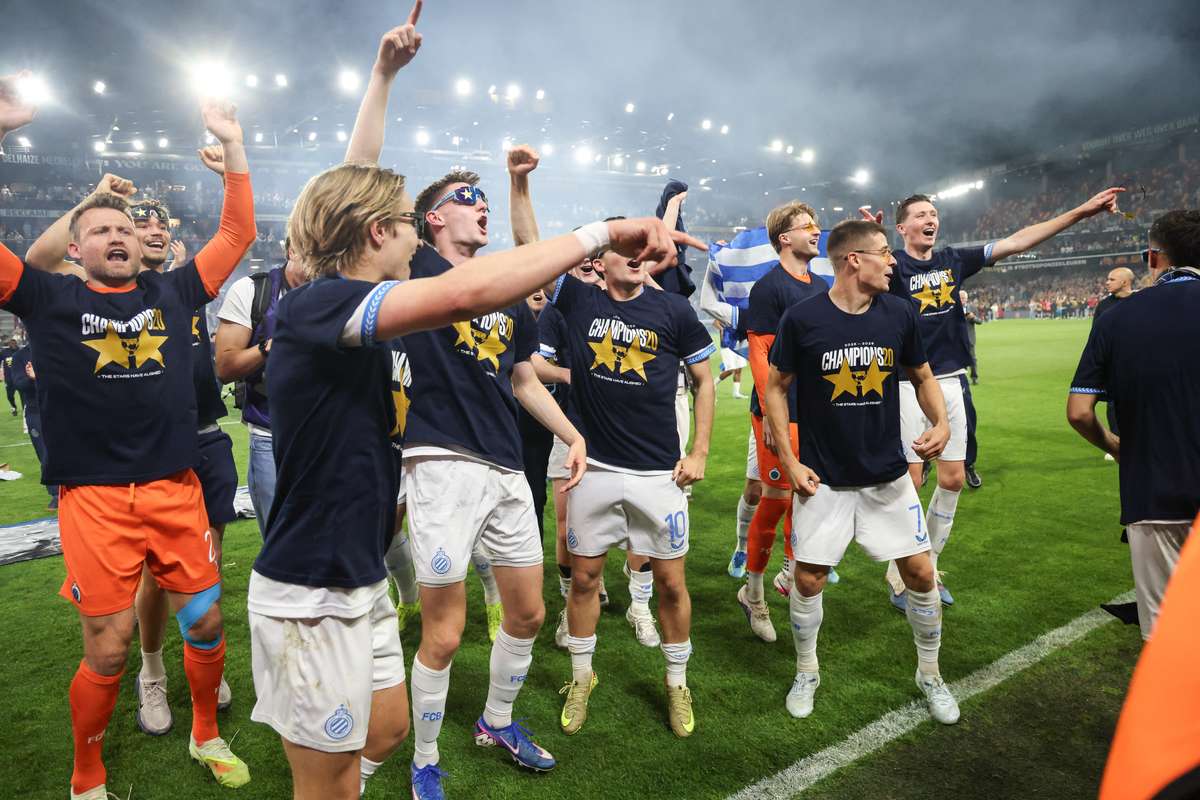 Club Brugge conquista o topo belga pela 20ª vez após deslize do Union Saint Gilloise