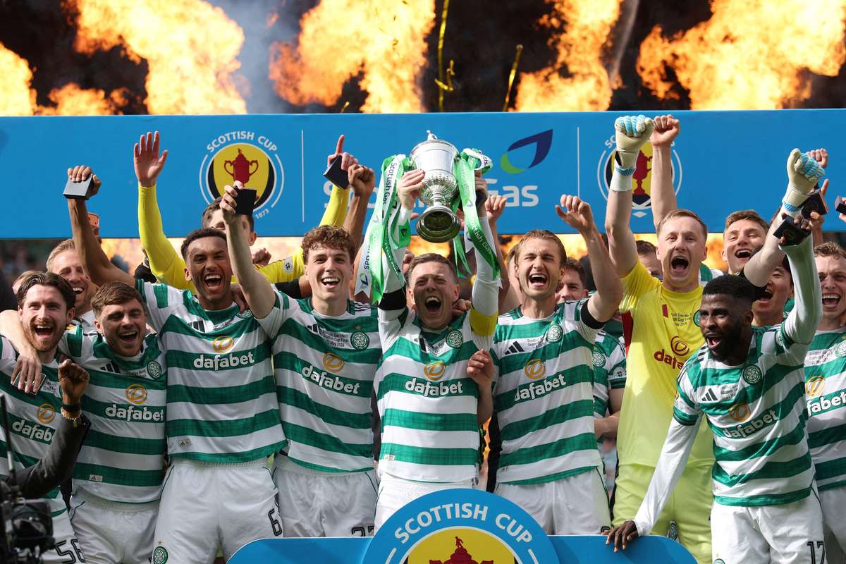 Celtic secure double after beating Dunfermline to win Scottish Cup