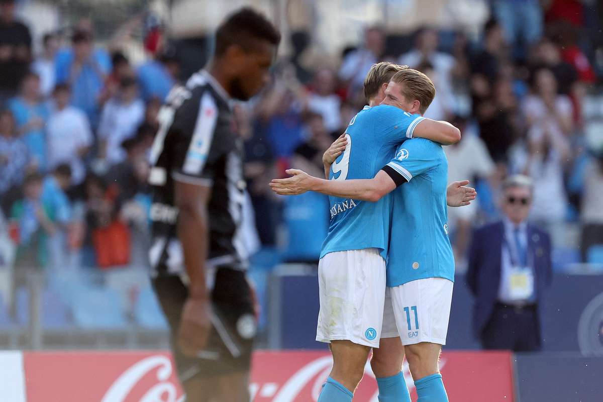 Serie A: Hojlund garante vitória do Nápoles (1-0) na despedida de Conte