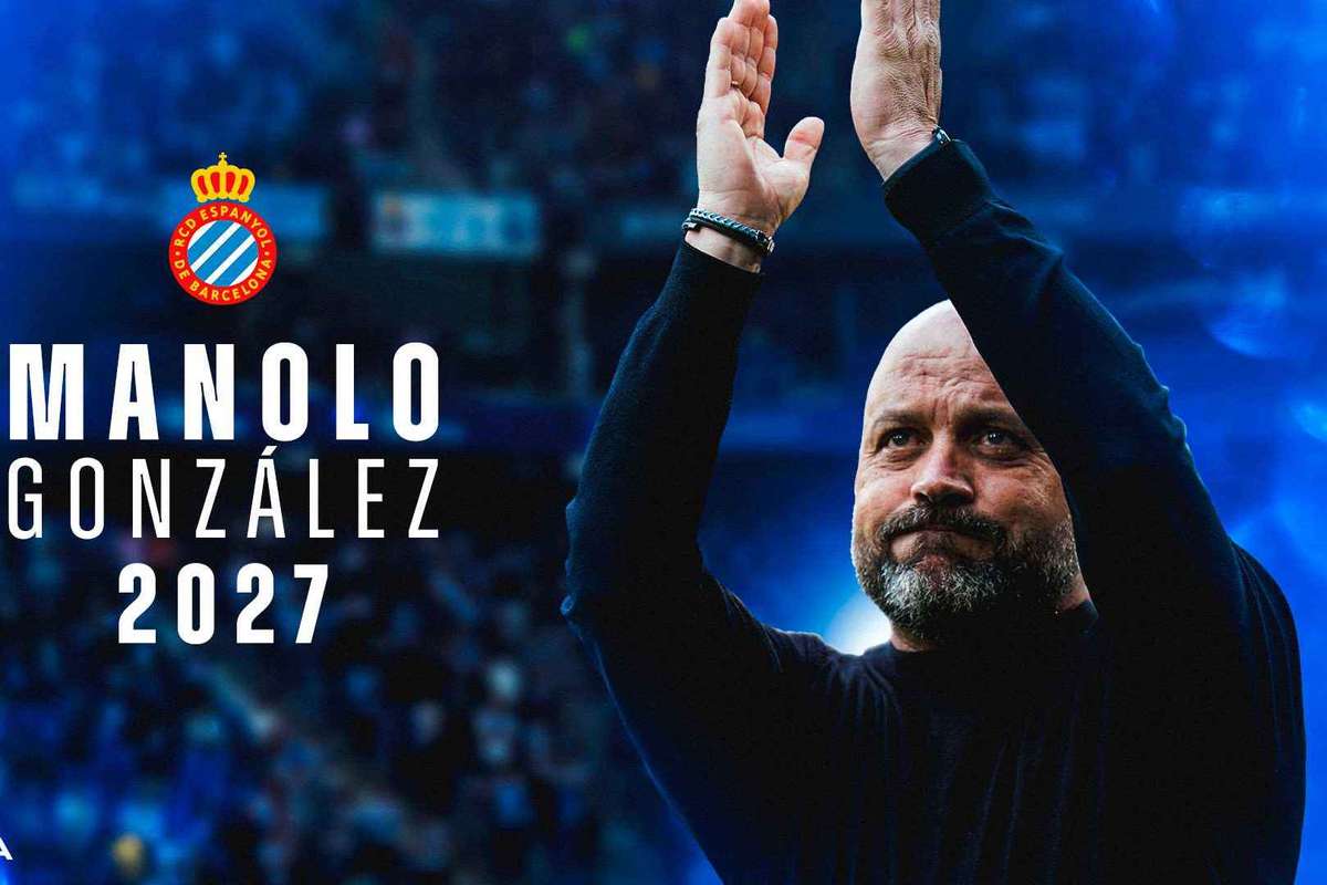Confirmado: Manolo González continuará como treinador do Espanhol até 2027