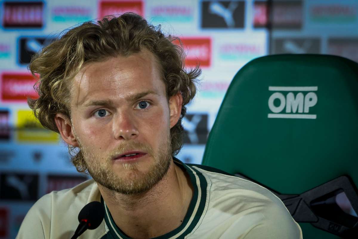 Morten Hjulmand reconhece final de temporada desapontante: "Sem títulos, sem Mundial"