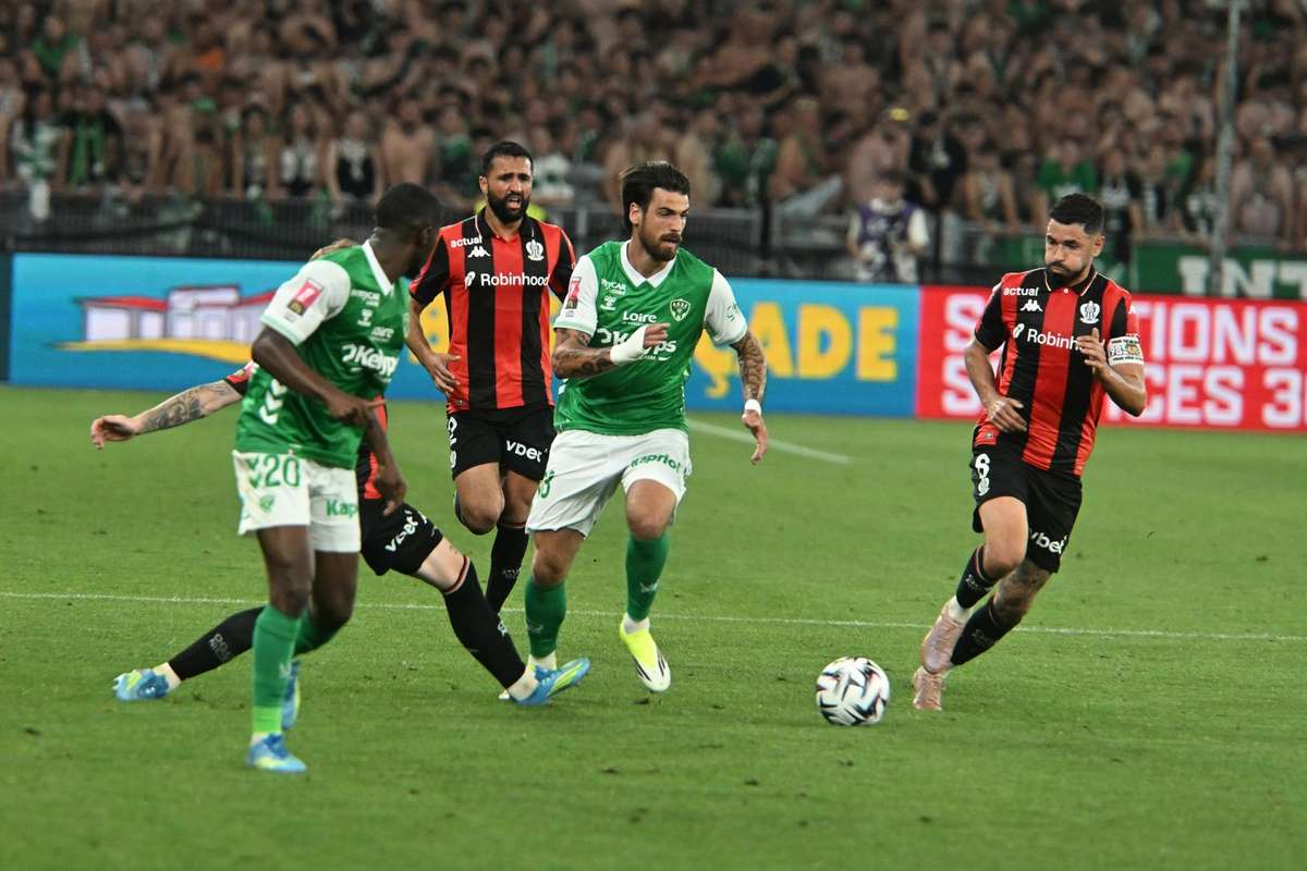 Saint-Etienne and Nice battle to scoreless stalemate in opening leg of Ligue 1 promotion playoff