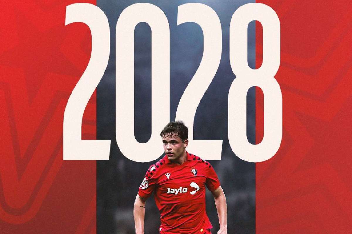 Osasuna ya trabaja: Echegoyen renueva hasta 2028