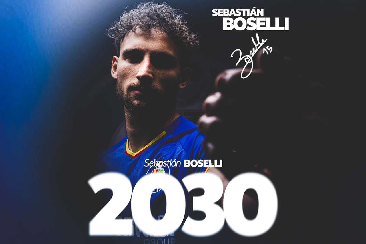El Getafe asegura la continuidad de Sebastián Boselli hasta 2030