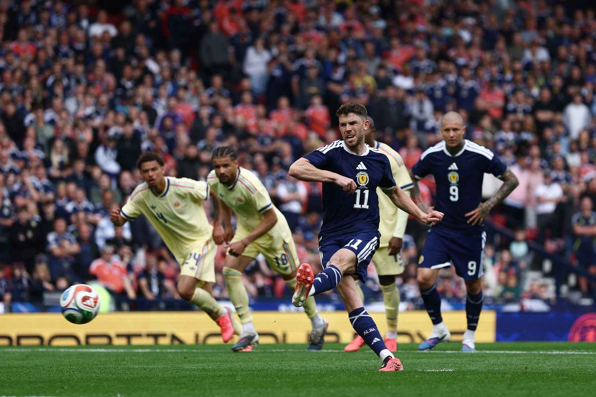 Mundial-2026: Escócia goleia Curaçau em jogo de preparação (4-1)