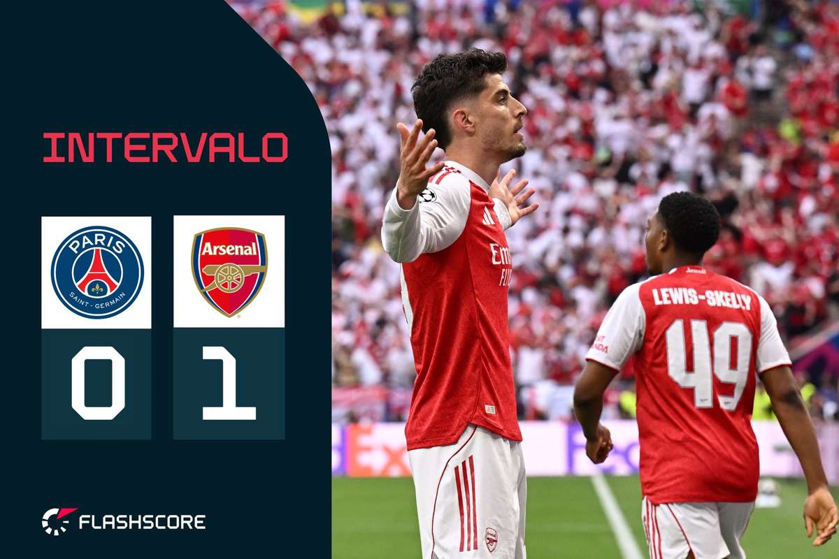 PSG x Arsenal: Acompanhe em direto a final da Champions League
