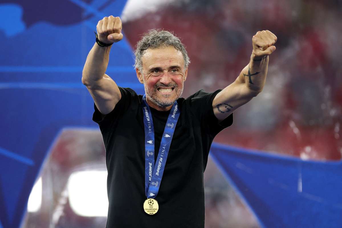 Luis Enrique, radiante: "En París estamos con la fortuna de nuestro lado, de vez en cuando viene bien"