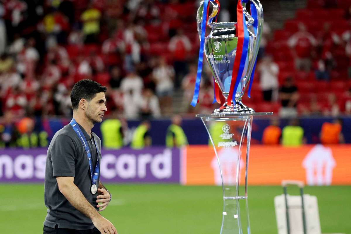 Arteta sobre a derrota na Liga dos Campeões: "Quando se chega tão próximo, sente-se apenas dor"