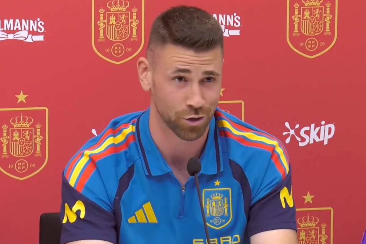 Unai Simón: "Me alegré mucho por Luis Enrique, vi a David (Raya) un poco desolado"