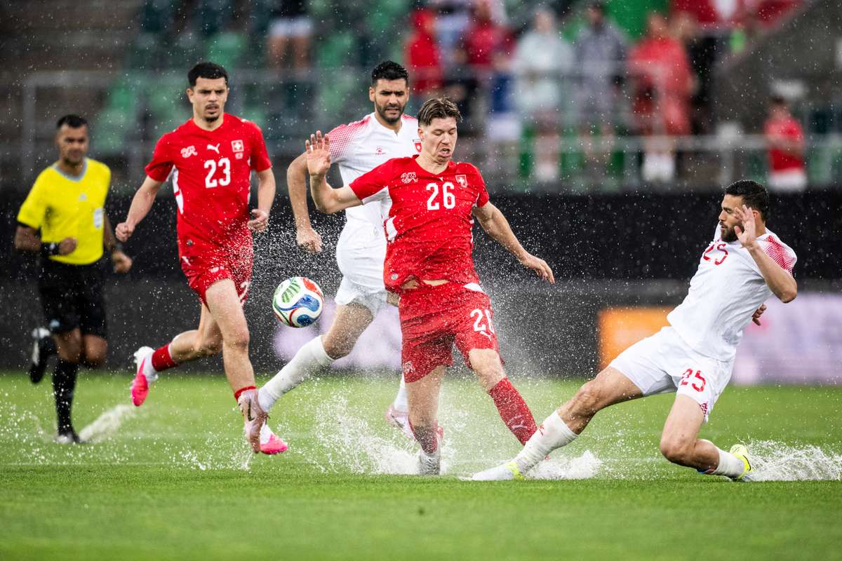 Switzerland put four past Jordan in World Cup warm-up