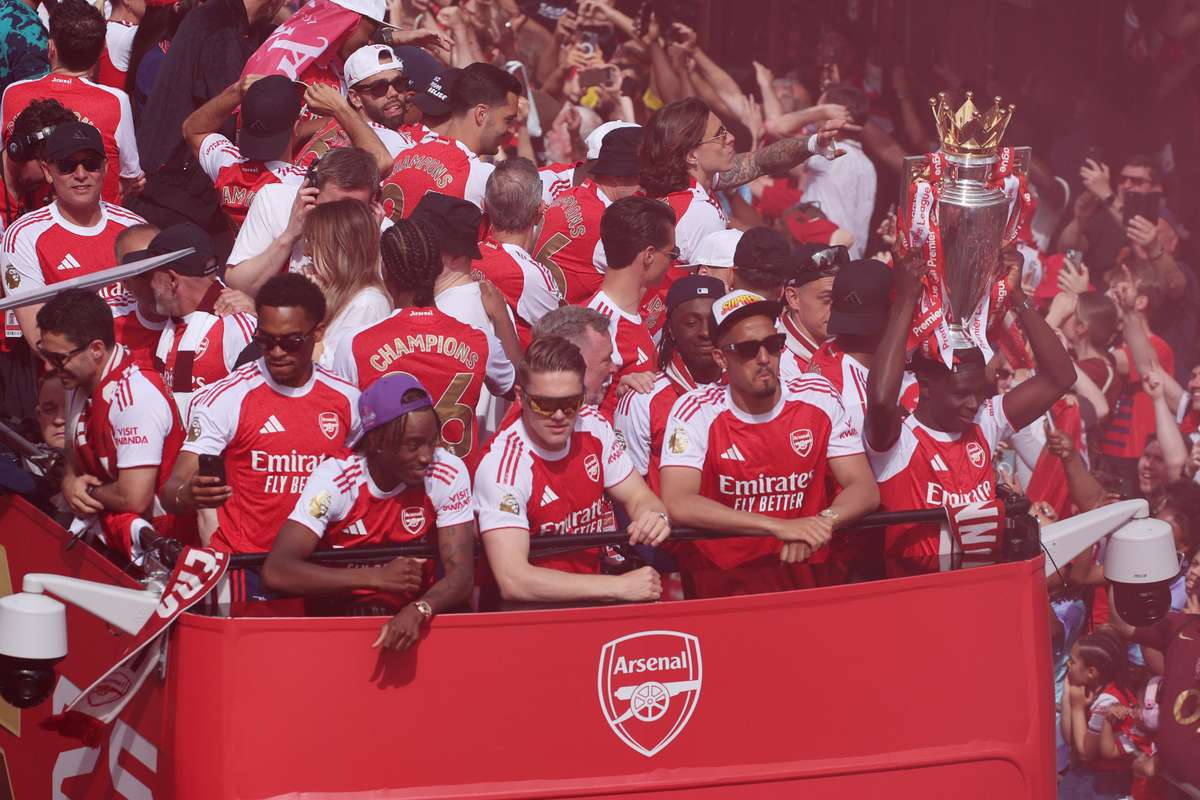 Arsenal célèbre son sacre de champion d'Angleterre