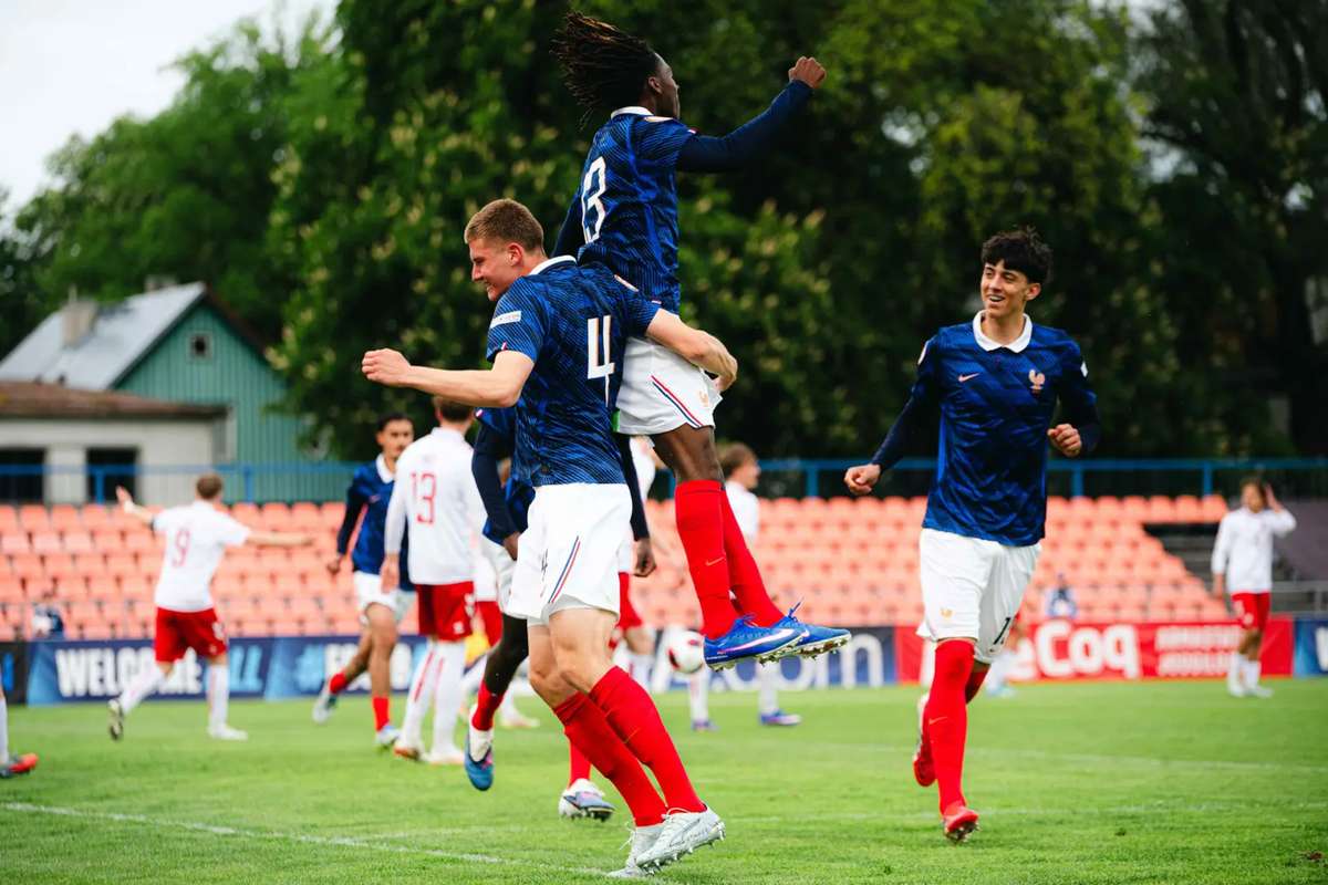 Les U17 français surclassent le Monténégro et se hissent en 1/2 finales de l'Euro