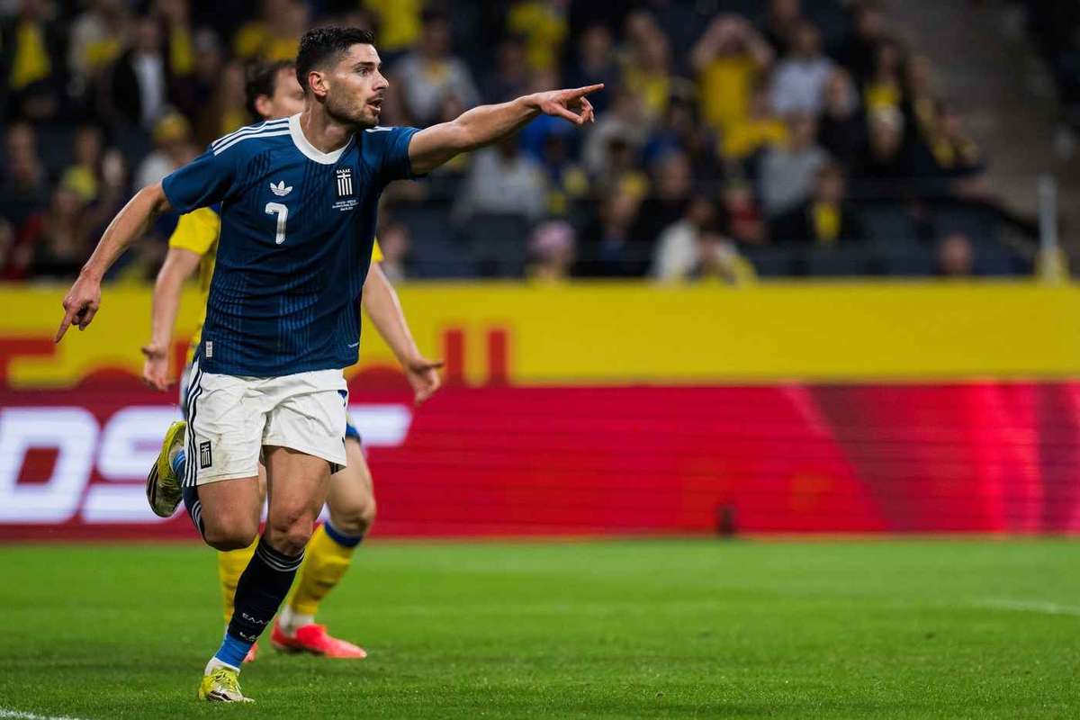 Last-minute Masouras equaliser denies Sweden World Cup warm-up victory