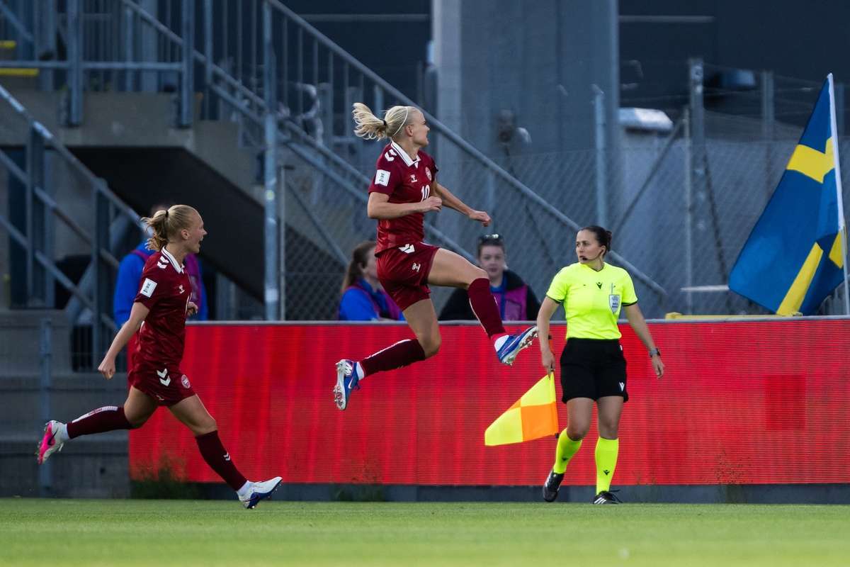 Super-sub Harder puts Denmark on the verge of World Cup thanks to vital win over Sweden