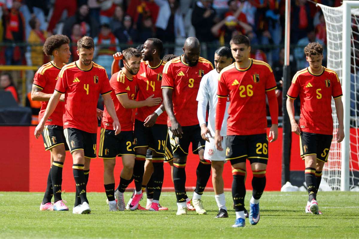 La Belgique impressionne face à une Tunisie trop tendre en préparation pour la Coupe du monde