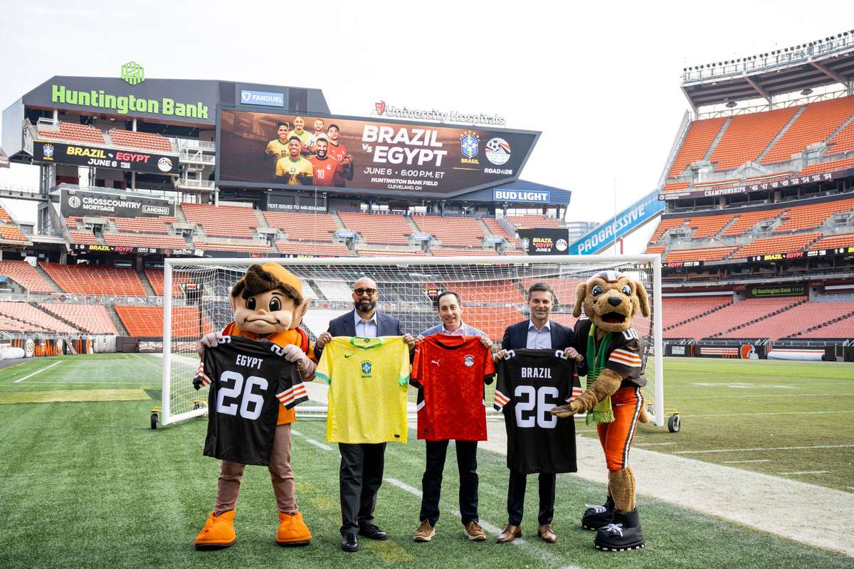 Na cidade dos reis, super-heróis e do rock, Brasil e Egito protagonizam um duelo especial em Cleveland