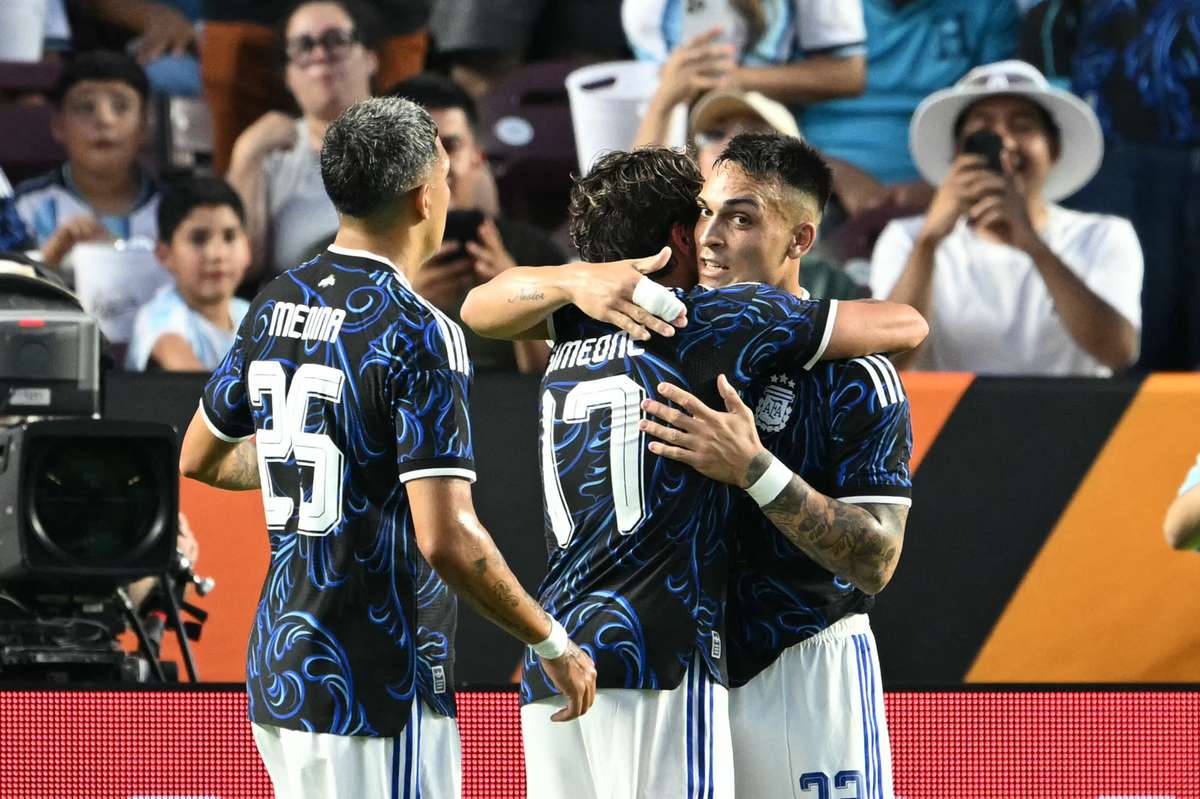 Num andamento de treino, Argentina vence Honduras em particular no Texas