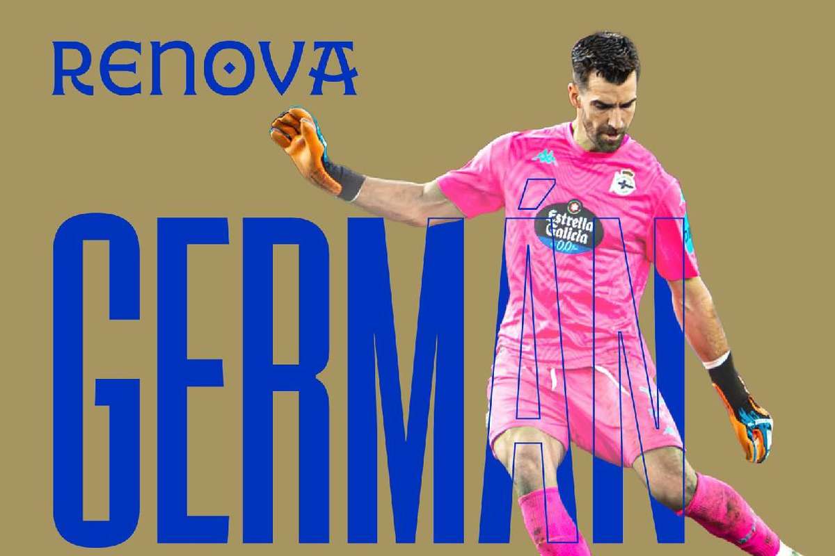 Germán Parreño amplía su vínculo con el Depor hasta 2028
