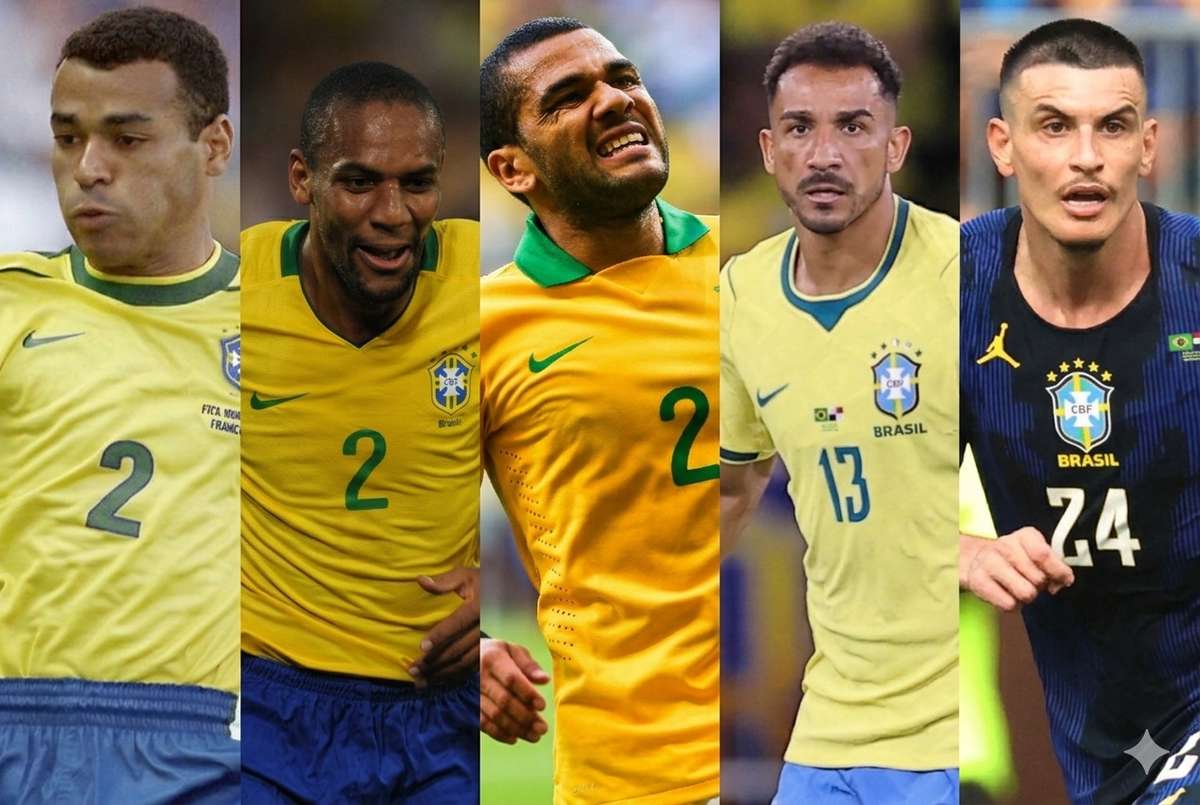 Da época de Cafu ao improviso: disputa entre Ibañez e Danilo revela crise na lateral da Seleção Nacional