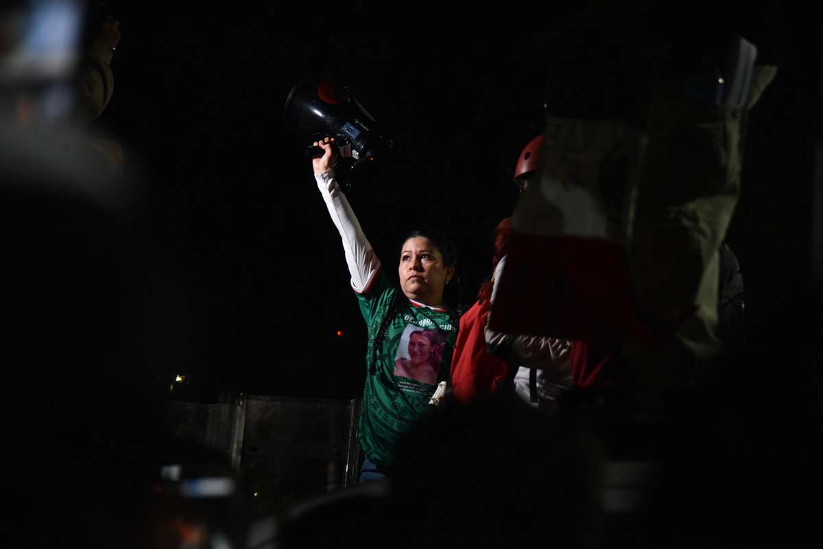 Une nouvelle mobilisation aux abords du stade Azteca à la veille du match d'ouverture de la Coupe du Monde 2026