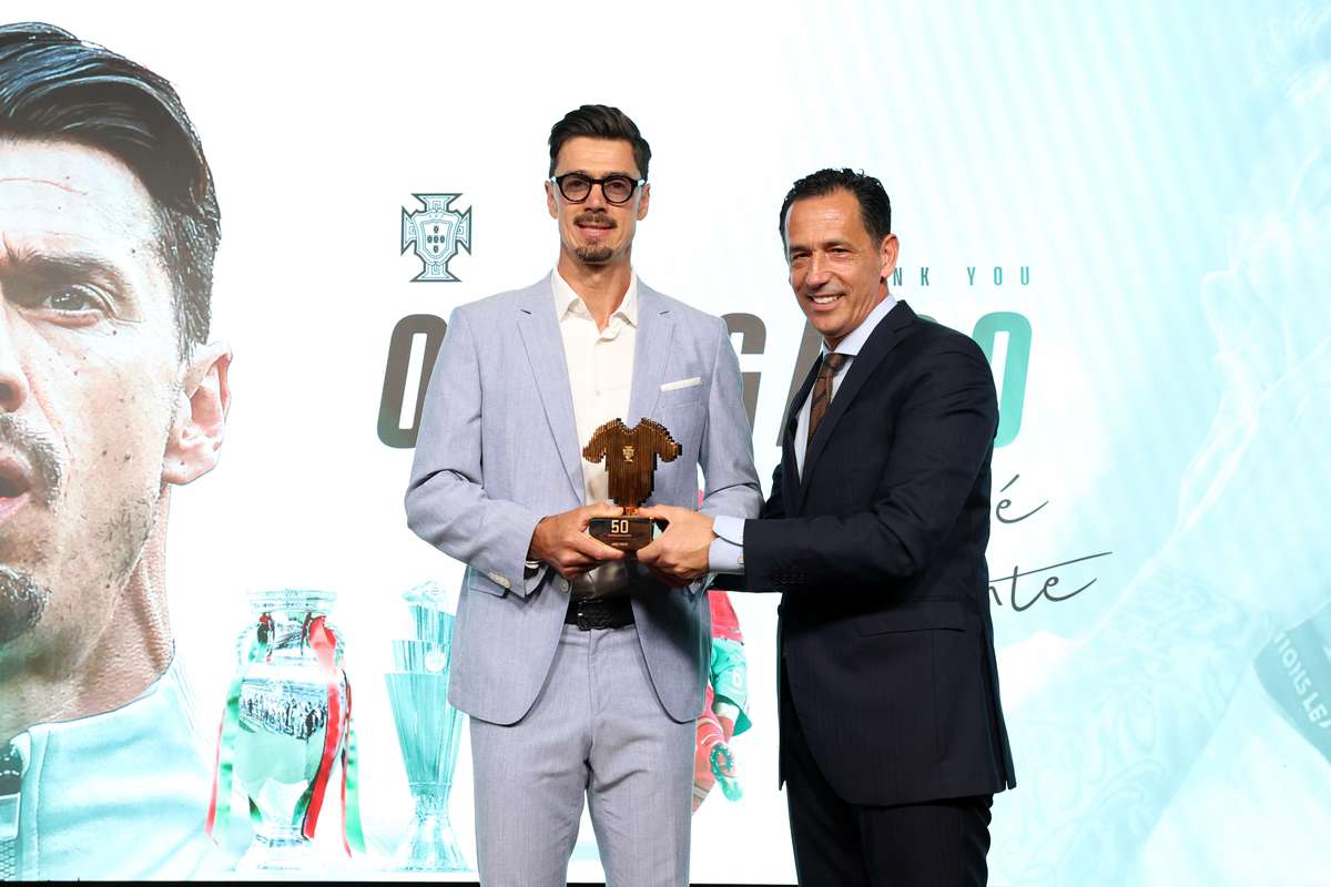 José Fonte recebeu homenagem da Federação Portuguesa de Futebol